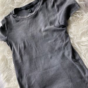 Forever 21 T-shirt charcoal wash